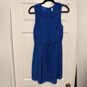 Kensie Royal Blue Dress with Collar